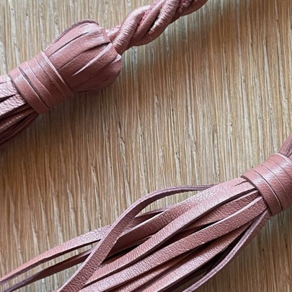 Beautiful leather and fabric rope belt by Max Mara!  NWOT main image 4